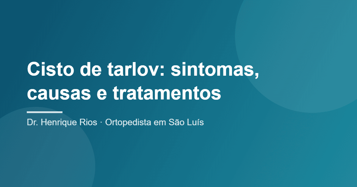Cisto de Tarlov
