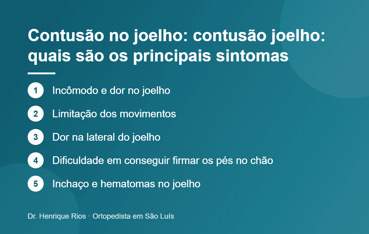 Contusão no joelho: contusão joelho: quais são os principais sintomas, Dr. Henrique Rios