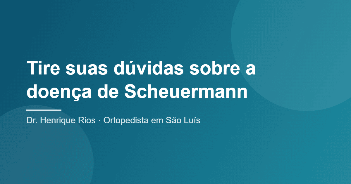 Doença de Scheuermann