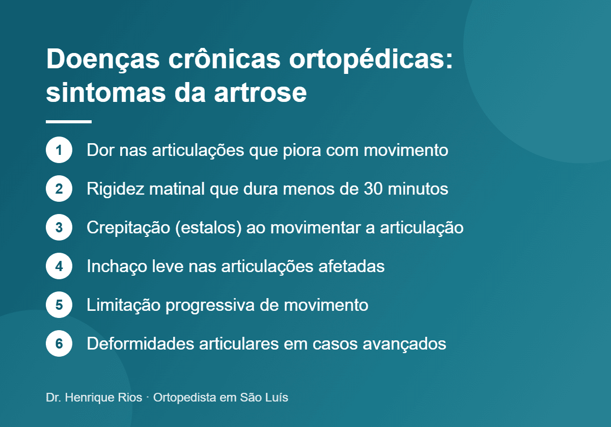 Doenças crônicas ortopédicas: sintomas da artrose, Dr. Henrique Rios