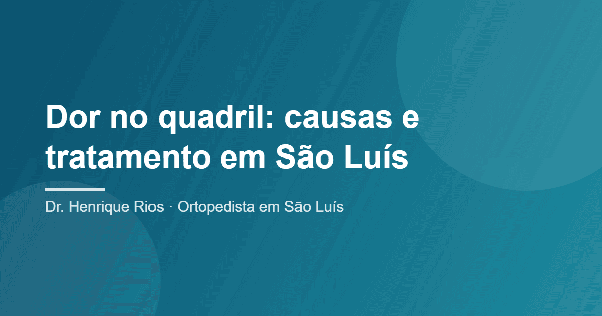dor no quadril