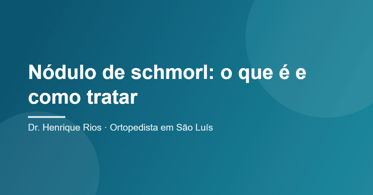 Nódulo de Schmorl