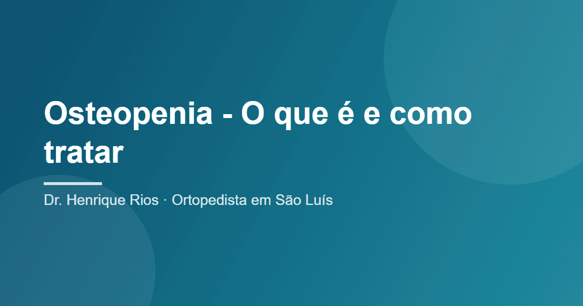 osteopenia