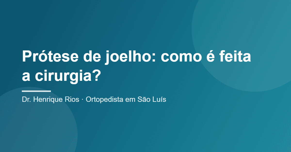 Prótese de joelho