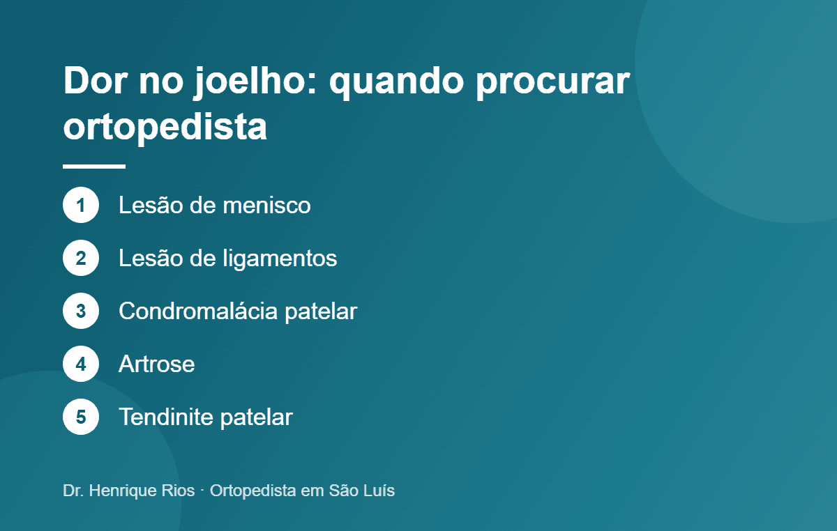 Dor no joelho: quando procurar ortopedista, Dr. Henrique Rios