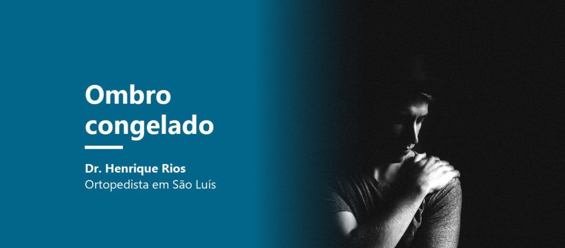 Ombro congelado: homem com dor no ombro